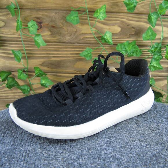 Under Armour Women's Sneaker Black Synthetic Sz 7.5 Medium Used 2025 - Picture 1 of 7